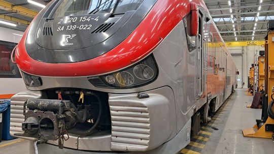 1500 przeglądów w Skarżysku-Kamiennej. Tu pociągi POLREGIO przechodzą techniczny test przed powrotem na tory
