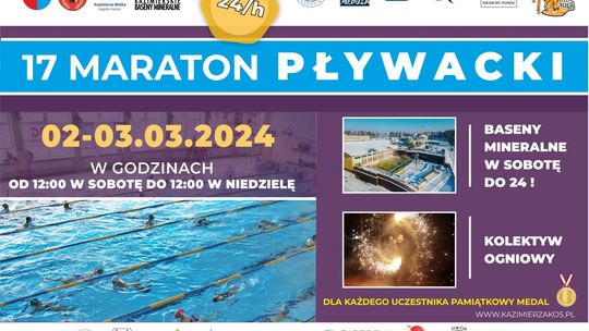 24-godzinny maraton pływacki w Kazimierzy Wielkiej 
