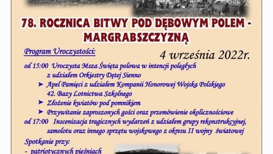 4 września z rekonstrukcją bitwy