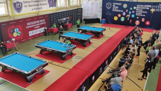 Adepci sportu bilardowego z całego kraju zmierzą się w Kielcach