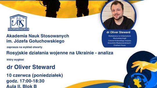 Analiza rosyjskich działań wojennych na Ukrainie będzie tematem wykładu na ostrowieckiej uczelni Analiza rosyjskich działań wojennych na Ukrainie będzie tematem wykładu na ostrowieckiej uczelni