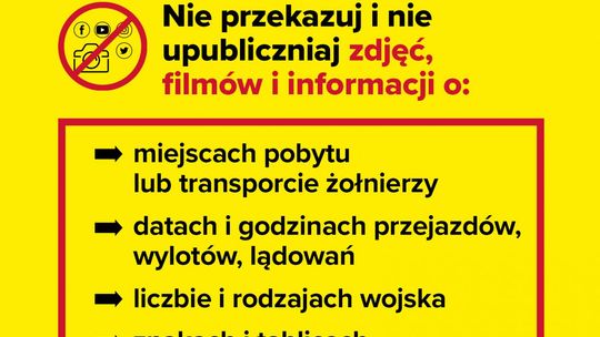 Apel o niepublikowanie zdjęć i informacji 