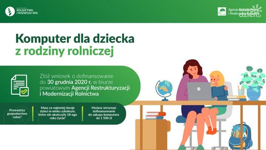 ARMiR dofinansuje zakup komputera 