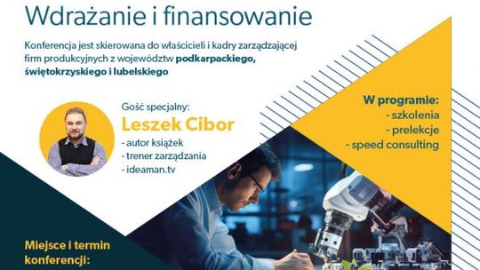 Automatyzacja, Wzornictwo i Ekologia w MŚP - Wdrażanie i finansowanie