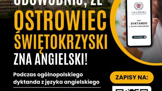 Będzie można sprawdzić się w Ogólnopolskim Dyktandzie z Języka Angielskiego