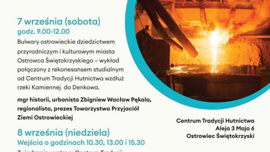 Będzie spacer brzegiem Kamiennej, wykład i zwiedzanie Centrum Tradycji Hutnictwa