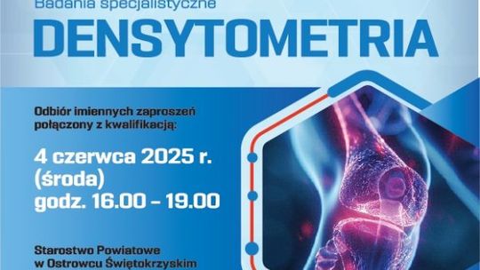 Bezpłatna densytometria w Ostrowcu 
