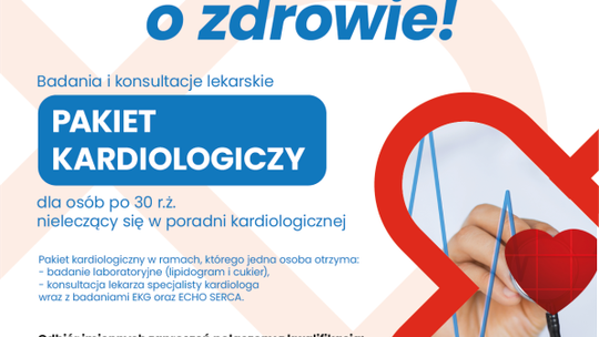Bezpłatne badania kardiologiczne i mammograficzne. Odbierz zaproszenie