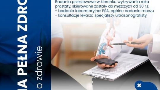 Bezpłatne badania urologiczne dla ostrowczan 