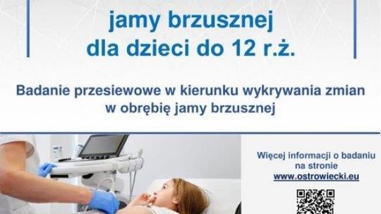 Bezpłatne badania USG dla dzieci 