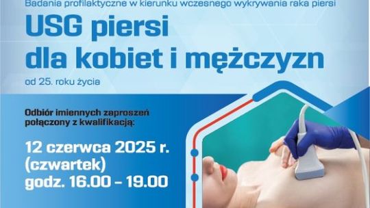 Bezpłatne badanie usg dla pań i panów 