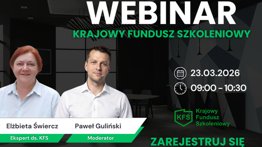 Bezpłatny webinar o Krajowym Funduszu Szkoleniowym. Spotkanie organizuje PUP w Ostrowcu Św.