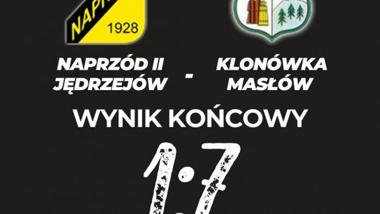 Bolesna porażka Naprzodu II Jędrzejów