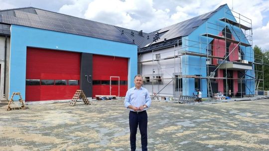 Budowa remizy w Tokarni dobiega końca