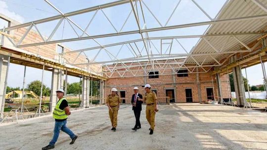 Budowa strażnicy w Końskich