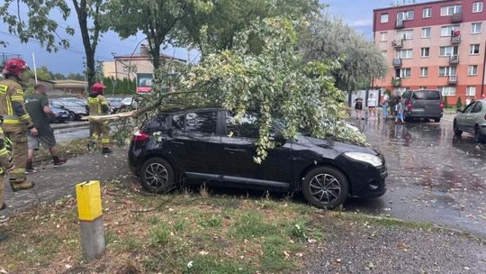 Burze, ulewy i gradobicia nad Świętokrzyskiem – Skarżysko-Kamienna pod wodą