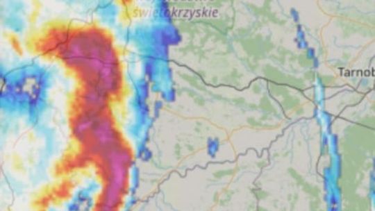 "Burzliwa"  sobota w regionie 