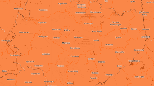 Burzowe niebezpieczeństwo nad Kielcami i woj. świętokrzyskim. IMGW ostrzega przed gwałtowną pogodą