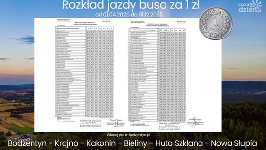 „Bus za Złotówkę” wraca na trasę