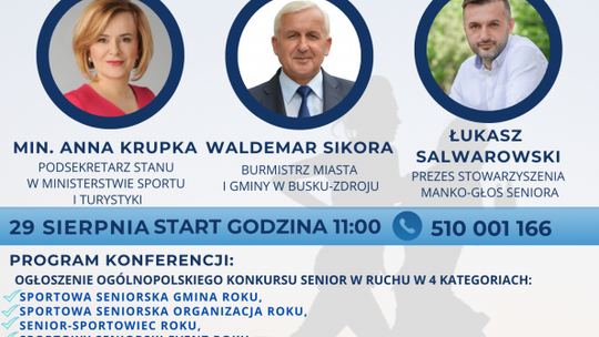 Busko gospodarzem ogólnopolskiej kampanii społecznej "Senior w ruchu"