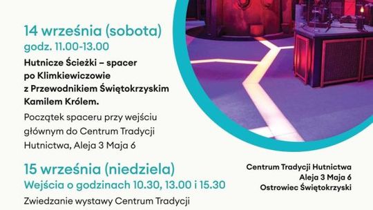Centrum Tradycji Hutnictwa zaprasza na  spacery po dawnym Ostrowcu 