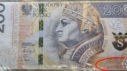 Chciał zapłacić za paliwo banknotem z gier planszowych 