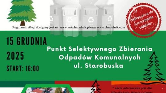 „Choinki za śmieci” po raz szósty w Chmielniku