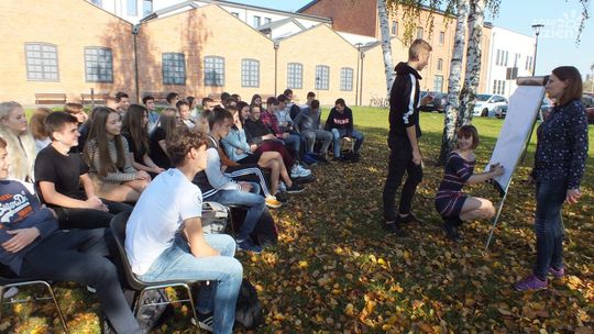 Chreptowicz na warsztatach z planowania kariery.