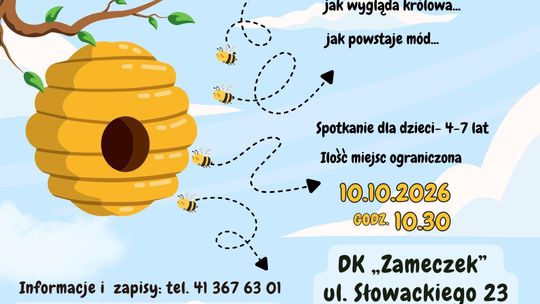 Co dzieje się w ulu i jak powstaje miód? „Zameczek” zaprasza dzieci do pszczelego świata