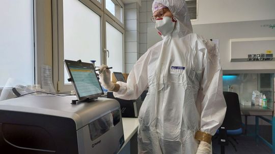 Covidowe laboratorium ŚCO bada m.in. na potrzeby opatowskiej lecznicy
