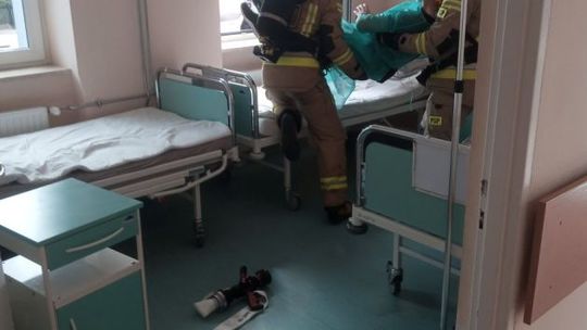 Ćwiczenia ewakuacyjne w Szpitalu Powiatowym w Chmielniku