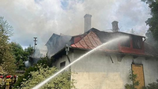Czy ktoś podpalił willę w Suchedniowie?