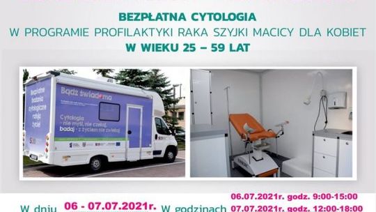 Darmowa cytologia dla mieszkanek powiatu ostrowieckiego. Wystarczy zadzwonić i się zapisać