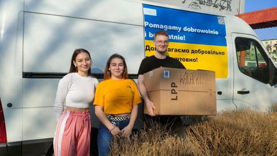 Dawid Kaźmierski- właśnie wyruszamy z pomocą do Dorohuska