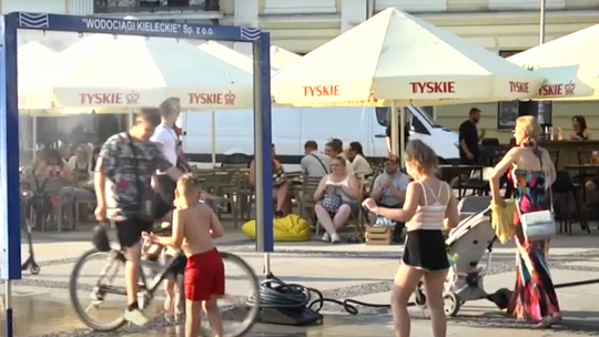 Dla ochłody: kurtyny wodne i pitniki w Kielcach