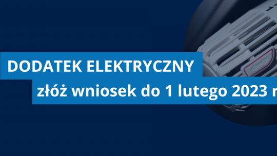 Dodatek elektryczny dla gospodarstw ogrzewających pomieszczenia energią elektryczną 