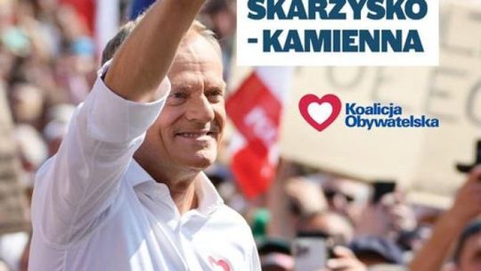 Donald Tusk w Skarżysku