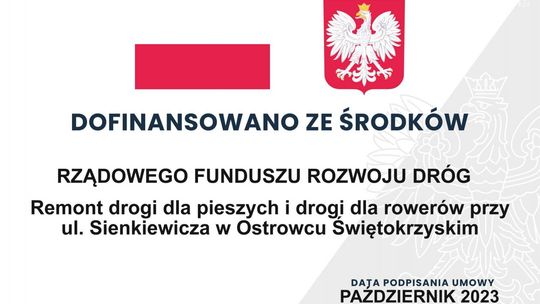 Dotacja na remont chodnika i ścieżki rowerowej  