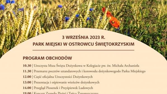 Dożynki powiatowe w centrum Ostrowca 