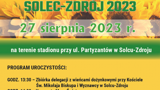 Dożynki powiatu buskiego będą w Solcu Zdroju
