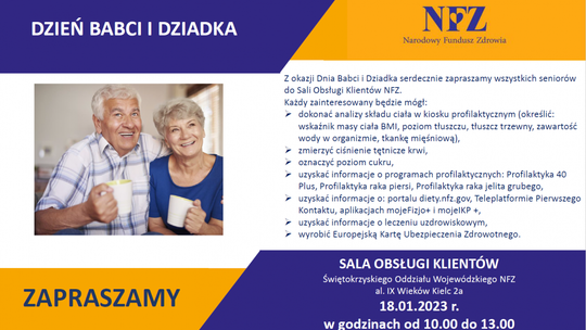 Dzień Babci i Dziadka z OW NFZ w Kielcach
