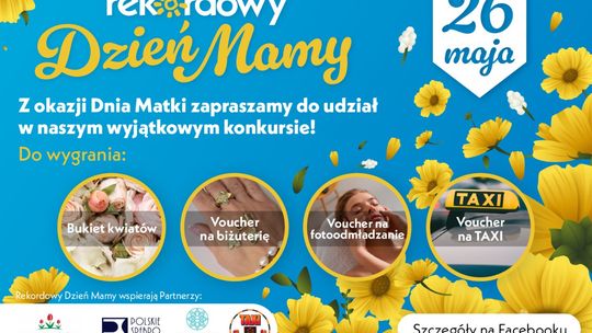 Dzień Mamy z Radiem Rekord. Wygraj prezenty dla swojej mamy Dzień Mamy z Radiem Rekord. Wygraj prezenty dla swojej mamy