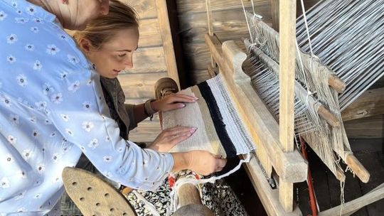 Dzień Tkaczki w Zagrodzie Czernikiewiczów w Bodzentynie