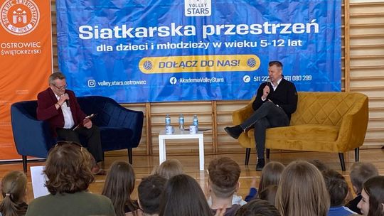 "Dzień z Mistrzem" - z młodzieżą spotkał się Krzysztof Ignaczak
