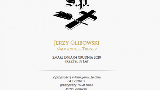 Dziś ostatnie pożegnanie Jerzego Glibowskiego