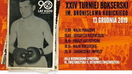 Dziś pięściarski Memoriał imienia Bronisława Kubickiego