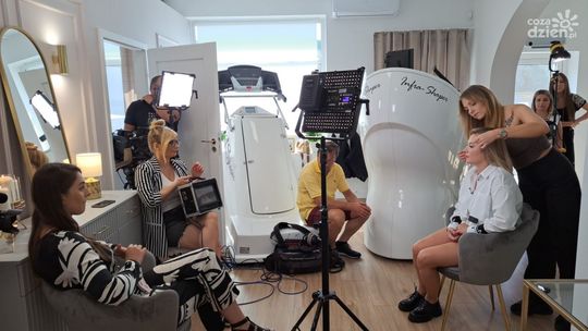 Ekipa "Pytania na Śniadanie" w Ostrowcu Świętokrzyskim
