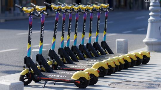 Elektryczne hulajnogi we Włoszczowie