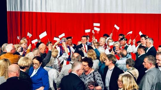 Europoseł Dominik Tarczyński w Kielcach