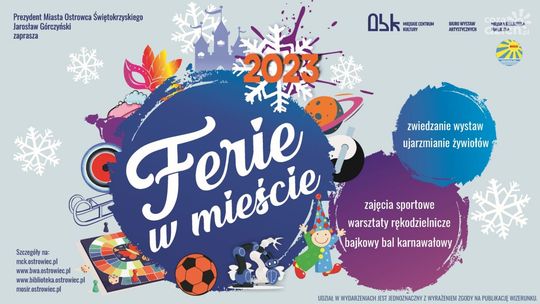 Ferie 2023 z ostrowieckim MOSiRem
